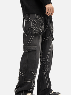 Spider Denim Pants